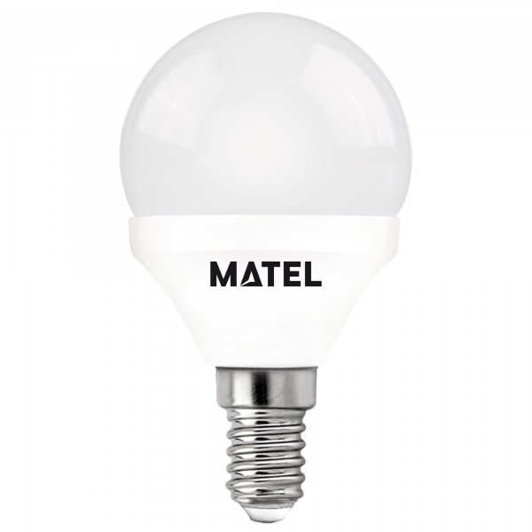 Bomb.led esferica  e14  7w.fria (caja de 10 unidades)