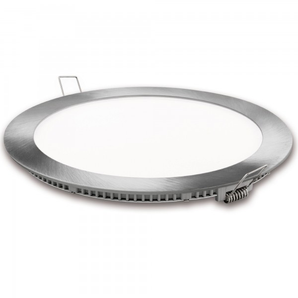 Downlight led corte 185mm.gris 18w.fri