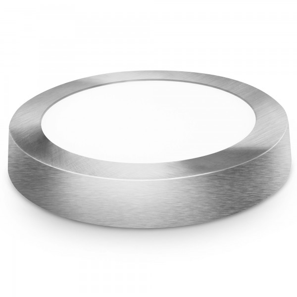 Downlight led superf.redon.plata  6w.ne