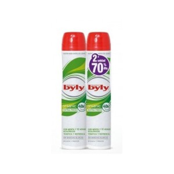 Byly desodorante Organic Extra Fresh 2x200ml PACK AHORR