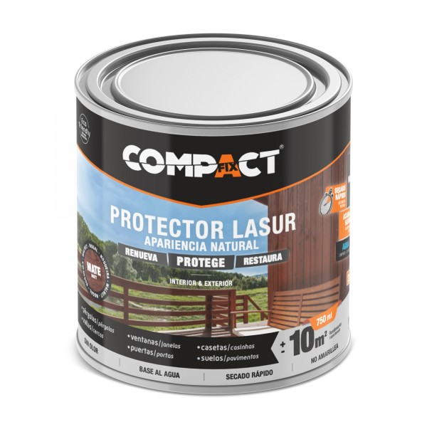 Lasur protector satinado 750ml.roble