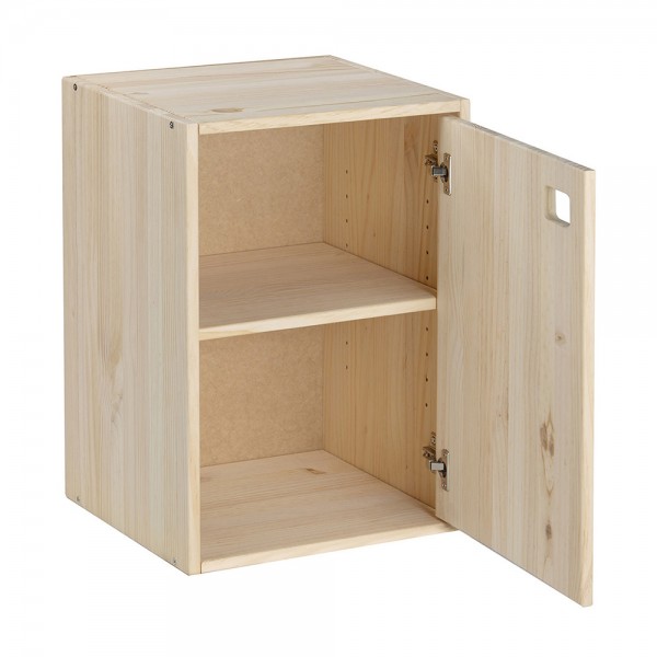 Mueble dinamic 1 puerta pino macizo 37,3 x 33 x 53,5 cm