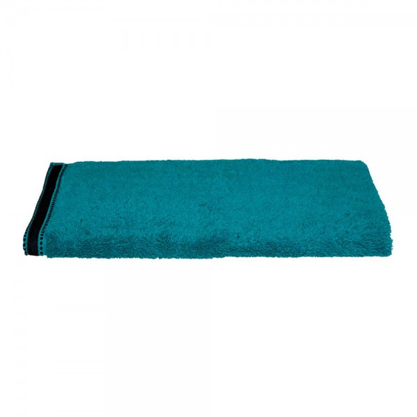 Toalla de baño joia 550 g / m² 100 % algodón color verde petrol 50 x 90 cm
