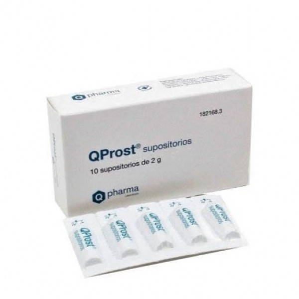 Qprost 10 Supositorios