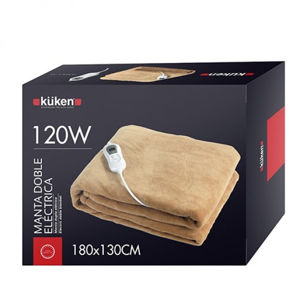 Manta electrica 180 x 130 cm kuken 120w