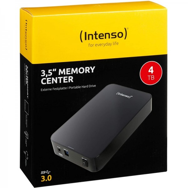 Intenso hdd externo 6031512 4tb 3.5" usb 3.0 negro