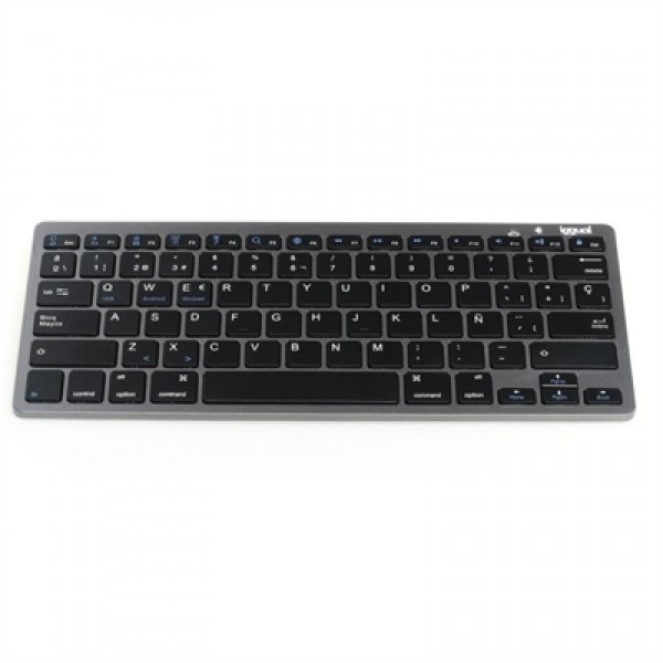 Iggual teclado bluetooth slim tkl-bt negro 2 canal
