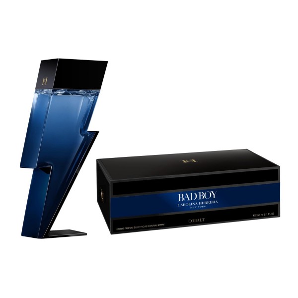 Carolina herrera bad boy cobalt eau de parfum 150ml vaporizador