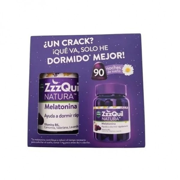 Zzzquil Natura 90 Gummies Sabor Mango Platano Promo