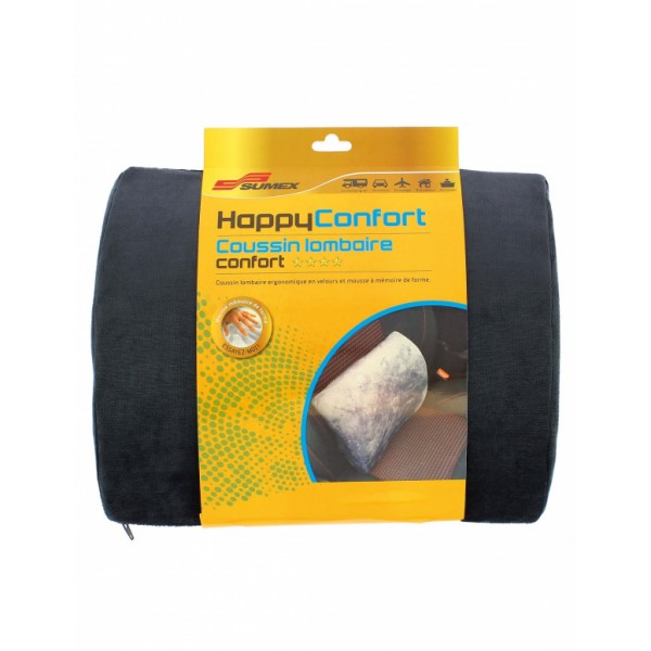 Cojín Lumbar Ergonómico con Memoria de Posición Peviene y Alivia el Dolor de Espalda Cojín para Coche y Oficina