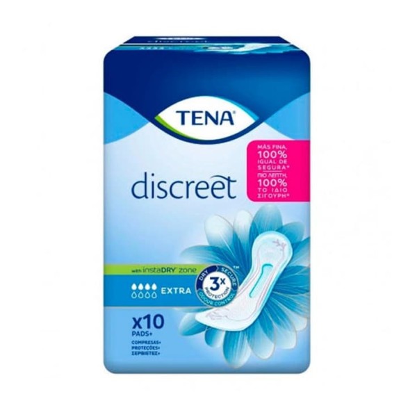 TENA DISCREET EXTRA 10 UDS