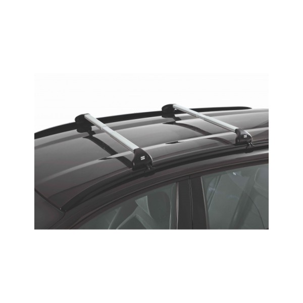 Barras de Techo Fabbri Extensibles de 85cm a 122cm para Coches con Raíles Cerrados Aluviva 2 RC