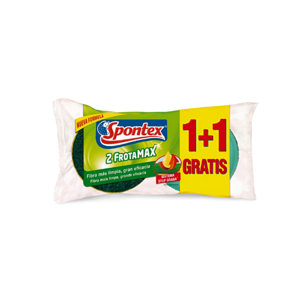 Spontex estropajo Frotamax Sistema Stop Grasa 1+1 unidades Gratis