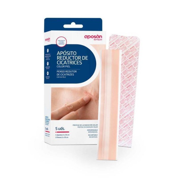 Aposan Aposito Reductor de Cicatrices 5x30 cm 5 Unidades