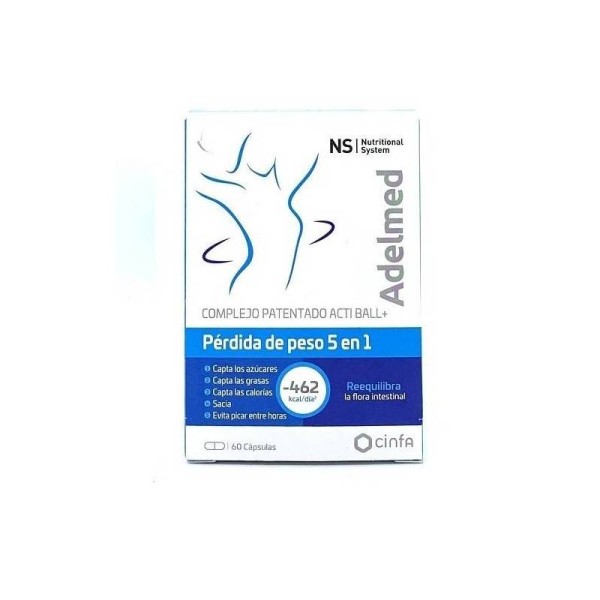 NS Nutritional System Adelmed 60 Cápsulas