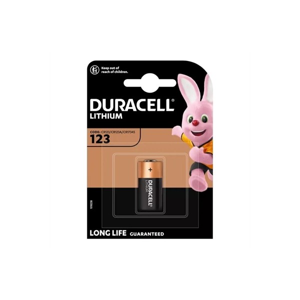 Duracell ultra pila litio cr123a 3v