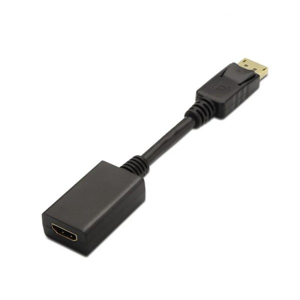 Aisens conversor displayport/m-hdmi a/h negro 15cm