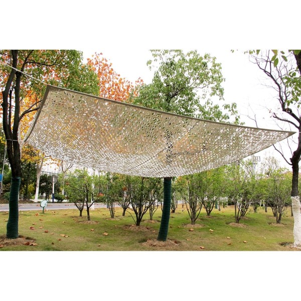 Toldo camuflaje reversible gris/blanco 3 x 4 m