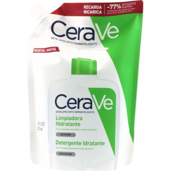 CeraVe Limpiadora Hidratante 473ml Recarga