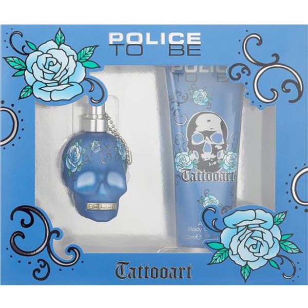 Police to be tattooart eau de parfum 40ml vaporizador + locion corporal perfumada 200ml