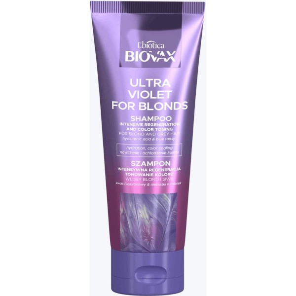 Biotica biovax ultra violet champu cabellos rubios 200ml