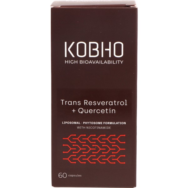 Kobho Trans Resveratrol + Quercetin 60 Capsulas