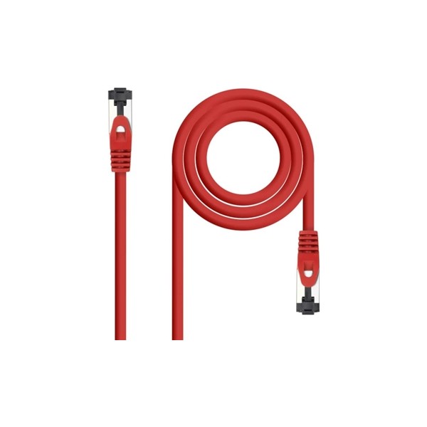 Nanocable cable red cat. 8.1 2ghz sstp rojo 0,5m