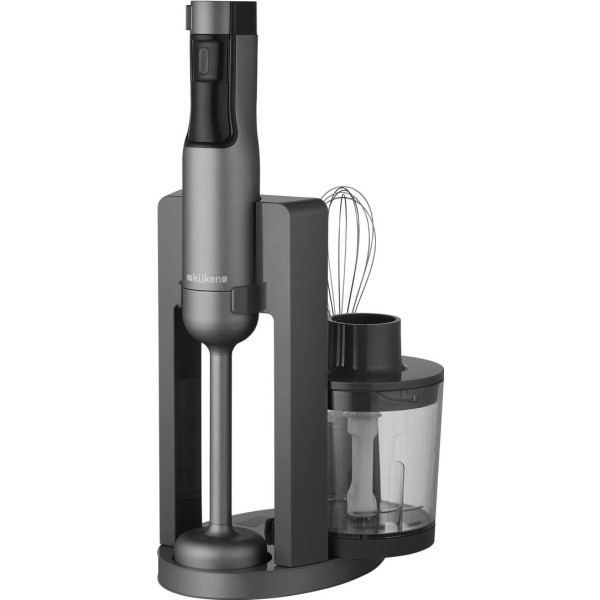 Batidora brazo 1000w. c/accesorios gris