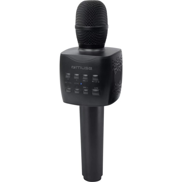 Muse m-508 ka negro / micrófono karaoke bluetooth