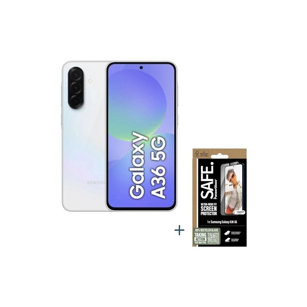 Samsung galaxy a36 256gb 8g white+prot safe