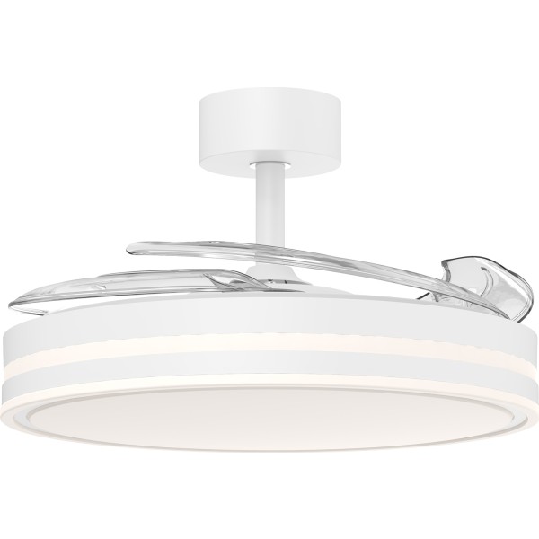 Vent. techo blanco led reg. 3 asp retrac