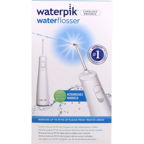 Waterpik Irrigador Bucal Inalámbrico Cordless Enhance Blanco