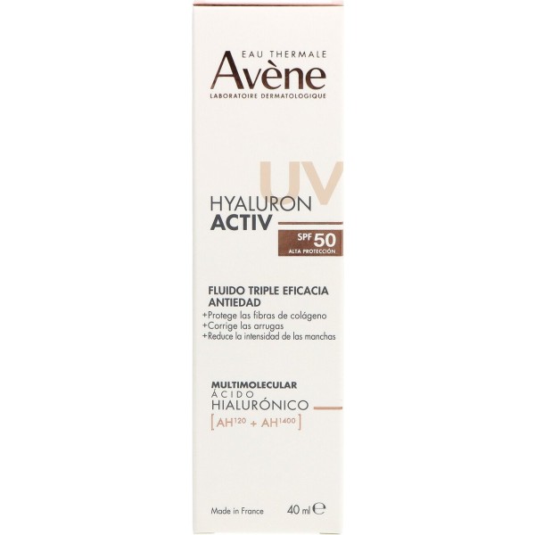 Avène Hyaluron Activ Uv Fluido Triple Eficacia Antiedad Spf50 40 ml